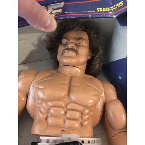 WWF Jake The Snake Roberts Star Toys Wrestling Superstar Figure Toy Vintage 15" - Picture 11 of 14